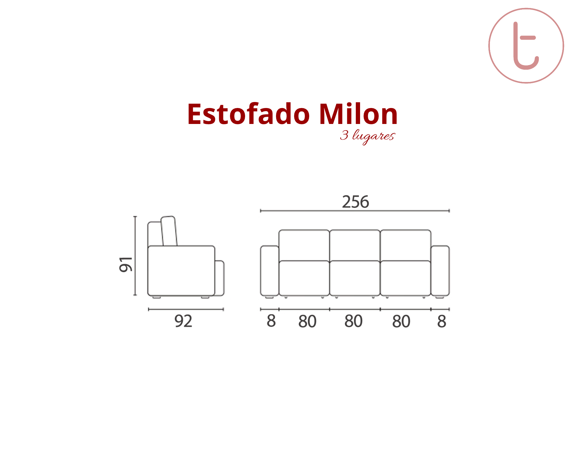 Milon 3 Lugares - Imagem 2